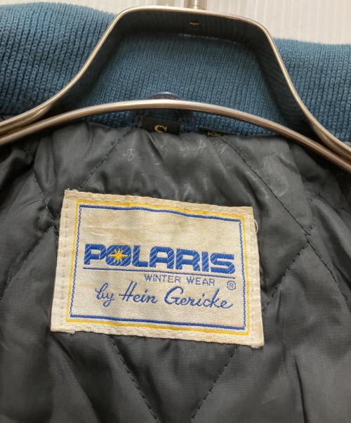 Polaris（ポラリス）POLARIS (ポラリス) レザーレーシングジャケット ネイビー サイズ:Sの古着・服飾アイテム
