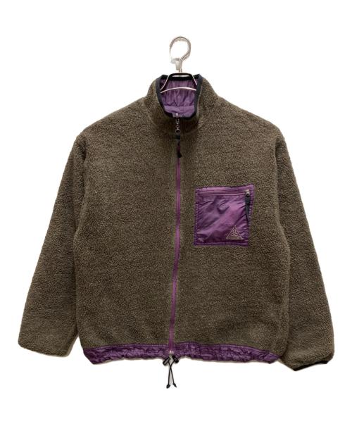 NIKE ACG（ナイキエーシージー）NIKE ACG (ナイキエーシージー) リバーシブルフリースジャケット グレー サイズ:Ｌの古着・服飾アイテム