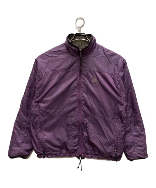 NIKE ACG（ナイキエーシージー）NIKE ACG (ナイキエーシージー) リバーシブルフリースジャケット グレー サイズ:Ｌの古着・服飾アイテム