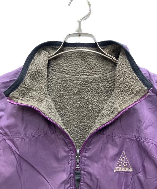 NIKE ACG（ナイキエーシージー）NIKE ACG (ナイキエーシージー) リバーシブルフリースジャケット グレー サイズ:Ｌの古着・服飾アイテム
