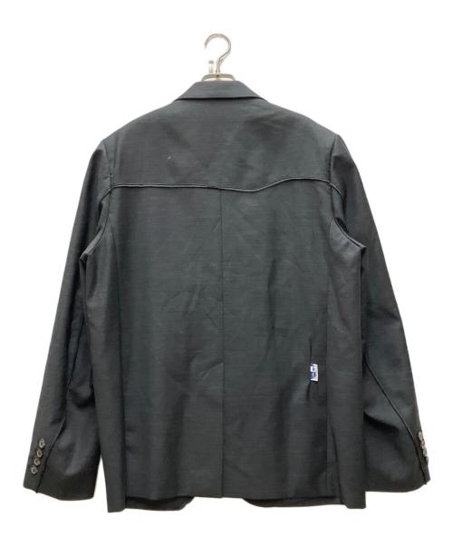 ADER error（アーダーエラー）ADER error (アーダーエラー) カッティングラペル2Bジャケット グレー サイズ: A2の古着・服飾アイテム