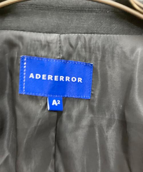 ADER error（アーダーエラー）ADER error (アーダーエラー) カッティングラペル2Bジャケット グレー サイズ: A2の古着・服飾アイテム