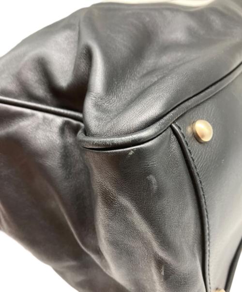 CHANEL（シャネル）CHANEL (シャネル) カメリアロゴトートバッグ ブラックの古着・服飾アイテム
