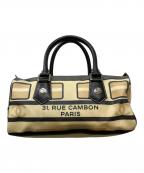 CHANELシャネル）の古着「セントラルステーションハンドバッグ」｜ベージュ