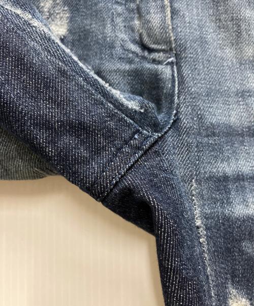 DOLCE & GABBANA（ドルチェ＆ガッバーナ）DOLCE & GABBANA (ドルチェ＆ガッバーナ) ダメージデニムパンツ インディゴ サイズ:36の古着・服飾アイテム