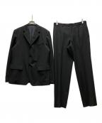 COMME des GARCONS HOMMEコムデギャルソン オム）の古着「3Bウールセットアップ」｜ブラック