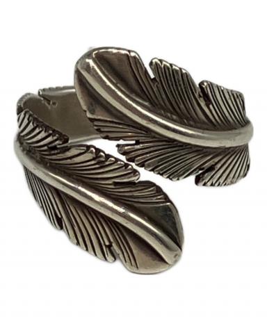 出品今週まで値下げNAVAJO トライアングルリング　2パターン　14号 中古・古着通販】NAVAJO (ナバホ) ダブルフェザーリング シルバー
