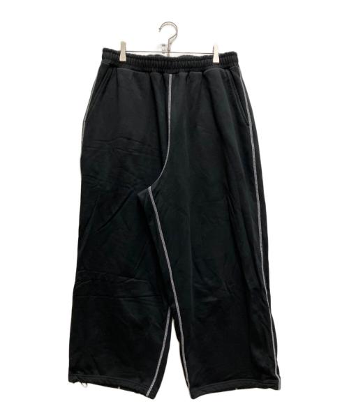 BELVET（ベルベット）Belvet (ベルベット) バギースウェットパンツ ブラック サイズ:XLの古着・服飾アイテム