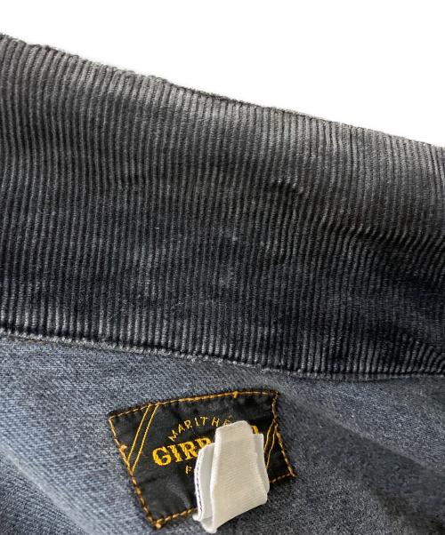 MARITHE+FRANCOIS GIRBAUD（マリテフランソワジルボー）MARITHE+FRANCOIS GIRBAUD (マリテフランソワジルボー) 襟コーデュロイ 4Thタイプデニムジャケット ブラック サイズ:Mの古着・服飾アイテム