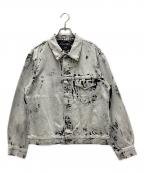 ensouエンソウ）の古着「Erased Jean Jacket-Bleached」｜ホワイト