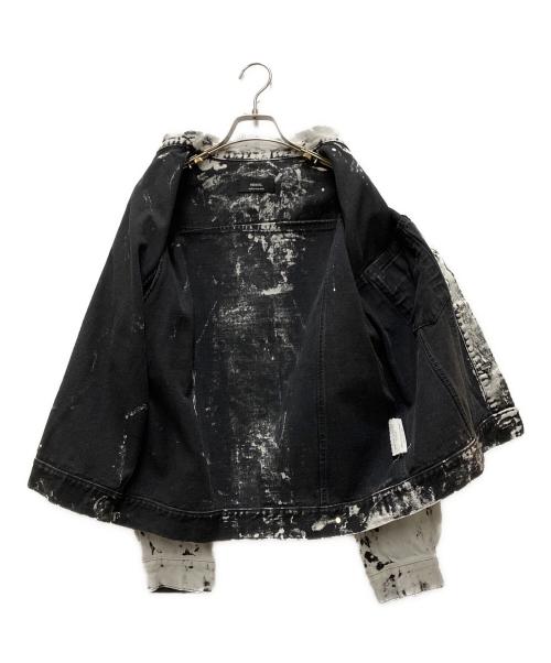 ensou（エンソウ）ensou (エンソウ) Erased Jean Jacket-Bleached ホワイト サイズ:Lの古着・服飾アイテム