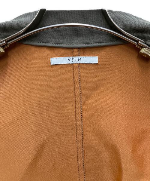 VEIN（ヴェイン）VEIN (ヴェイン) RIVERSE SATIN MA-1 オリーブ サイズ:2の古着・服飾アイテム