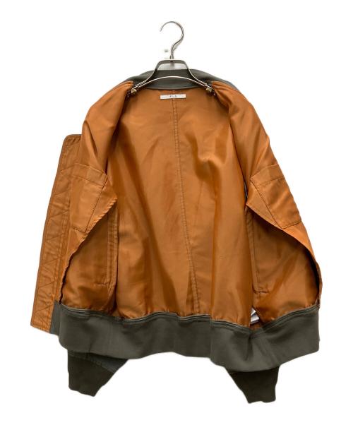 VEIN（ヴェイン）VEIN (ヴェイン) RIVERSE SATIN MA-1 オリーブ サイズ:2の古着・服飾アイテム