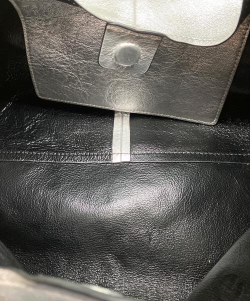 MARC JACOBS（マークジェイコブス）MARC JACOBS (マークジェイコブス) The Metallic Sack Bag シルバーの古着・服飾アイテム