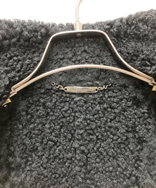 DOLCE & GABBANA（ドルチェ＆ガッバーナ）DOLCE & GABBANA (ドルチェ＆ガッバーナ) ラムスキンボアジャケット ブラック サイズ:36の古着・服飾アイテム