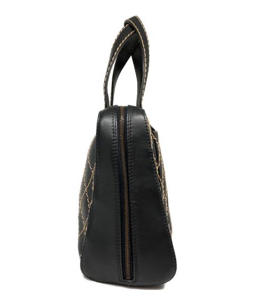 CHANEL（シャネル）CHANEL (シャネル) ワイルドステッチ ハンドバッグ ブラックの古着・服飾アイテム