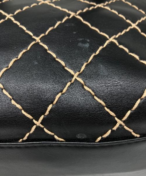 CHANEL（シャネル）CHANEL (シャネル) ワイルドステッチ ハンドバッグ ブラックの古着・服飾アイテム