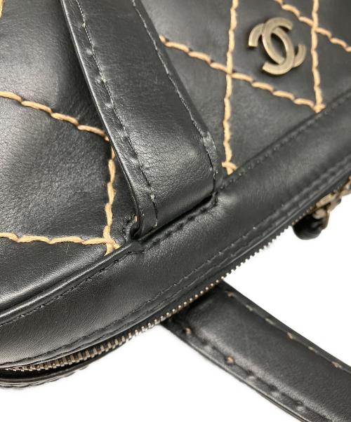 CHANEL（シャネル）CHANEL (シャネル) ワイルドステッチ ハンドバッグ ブラックの古着・服飾アイテム