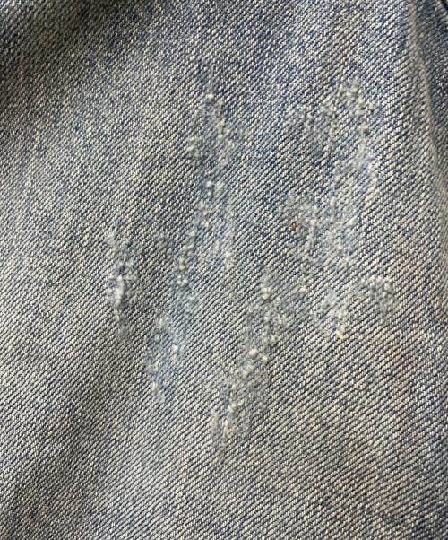jieda（ジエダ）Jieda (ジエダ) 23AW 2TONE DAMAGE OVER DENIM SHIRT ブルー サイズ:1の古着・服飾アイテム
