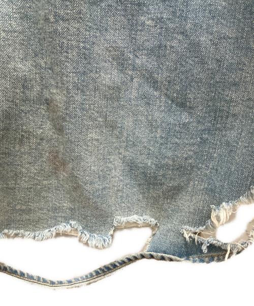 jieda（ジエダ）Jieda (ジエダ) 23AW 2TONE DAMAGE OVER DENIM SHIRT ブルー サイズ:1の古着・服飾アイテム