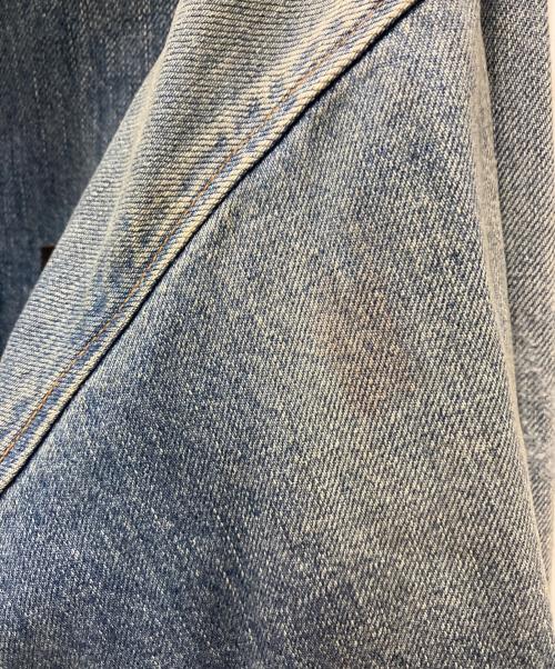 jieda（ジエダ）Jieda (ジエダ) 23AW 2TONE DAMAGE OVER DENIM SHIRT ブルー サイズ:1の古着・服飾アイテム