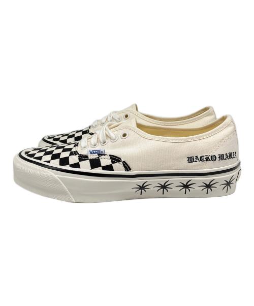 VANS（ヴァンズ）VANS (ヴァンズ) WACKO MARIA (ワコマリア) LX AUTHENTIC 44 ホワイト×ブラック サイズ:27の古着・服飾アイテム