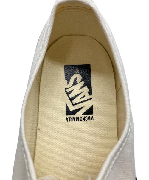 VANS（ヴァンズ）VANS (ヴァンズ) WACKO MARIA (ワコマリア) LX AUTHENTIC 44 ホワイト×ブラック サイズ:27の古着・服飾アイテム