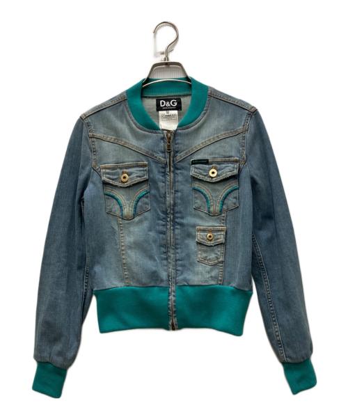 DOLCE & GABBANA（ドルチェ＆ガッバーナ）DOLCE & GABBANA (ドルチェ＆ガッバーナ) 00’s デニムジャケット インディゴ サイズ:38の古着・服飾アイテム