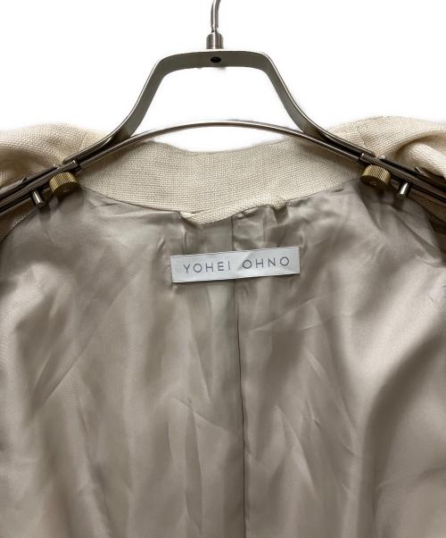 YOHEI OHNO（ヨウヘイオオノ）YOHEI OHNO (ヨウヘイオオノ) Tel Aviv Short Jacket ベージュ サイズ:36の古着・服飾アイテム