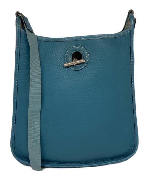 HERMES（エルメス）HERMES (エルメス) ヴェスパPM ショルダーバッグ ブルーの古着・服飾アイテム