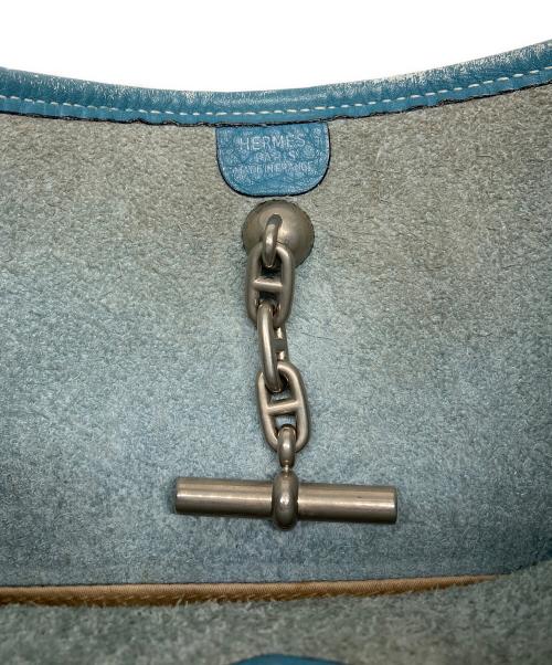 HERMES（エルメス）HERMES (エルメス) ヴェスパPM ショルダーバッグ ブルーの古着・服飾アイテム