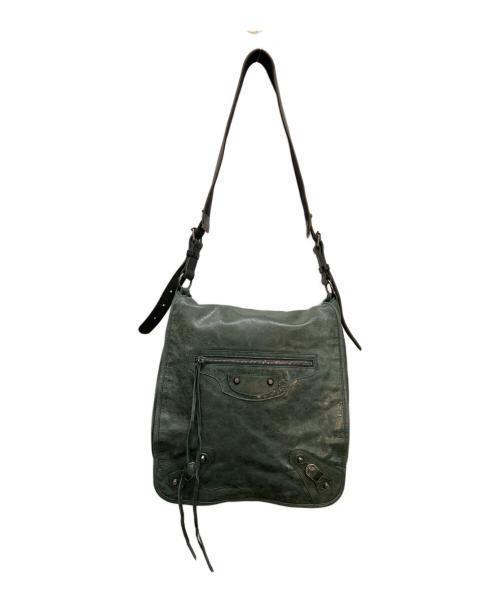 BALENCIAGA（バレンシアガ）BALENCIAGA (バレンシアガ) ザ・メンズバサス ショルダーバッグ グリーンの古着・服飾アイテム