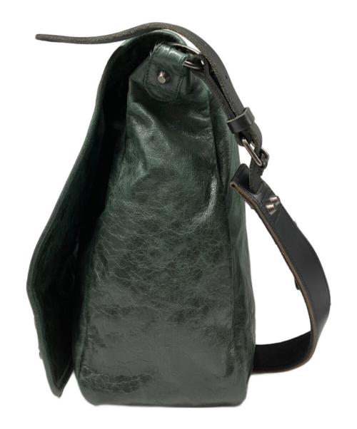 BALENCIAGA（バレンシアガ）BALENCIAGA (バレンシアガ) ザ・メンズバサス ショルダーバッグ グリーンの古着・服飾アイテム