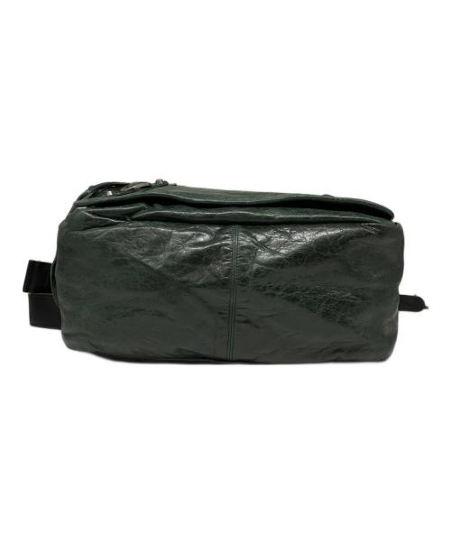 BALENCIAGA（バレンシアガ）BALENCIAGA (バレンシアガ) ザ・メンズバサス ショルダーバッグ グリーンの古着・服飾アイテム