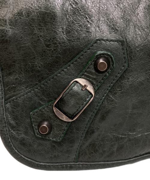 BALENCIAGA（バレンシアガ）BALENCIAGA (バレンシアガ) ザ・メンズバサス ショルダーバッグ グリーンの古着・服飾アイテム