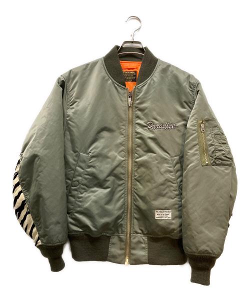WACKO MARIA（ワコマリア）WACKO MARIA (ワコマリア) 25AW MA-1 FLIGHT JACKET グリーン サイズ:Mの古着・服飾アイテム
