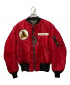 BUZZ RICKSON'Sバズリクソンズ）の古着「type RED MA-1 NORTHROP」｜レッド