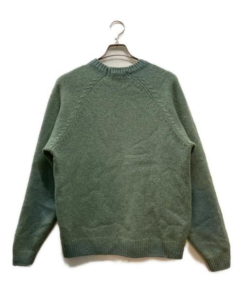 SUPREME（シュプリーム）SUPREME (シュプリーム) 24FW Flocked Logo Sweater グリーン サイズ:Sの古着・服飾アイテム