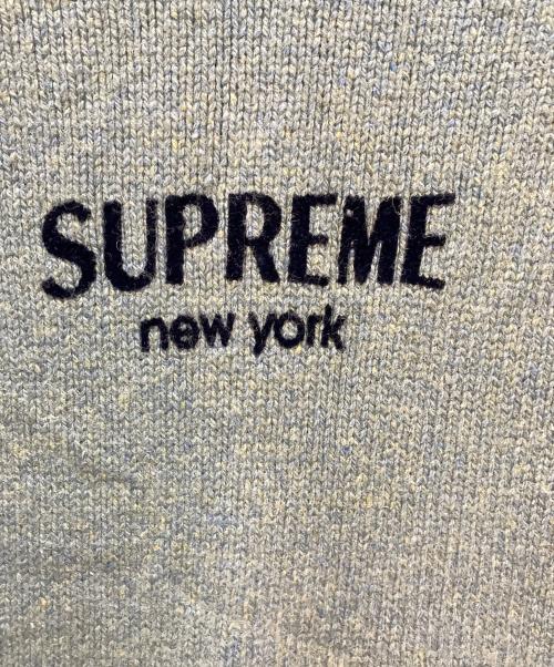SUPREME（シュプリーム）SUPREME (シュプリーム) 24FW Flocked Logo Sweater グリーン サイズ:Sの古着・服飾アイテム