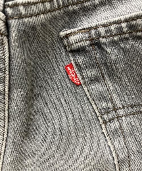 LEVI'S（リーバイス）LEVI'S (リーバイス) 80's 先染めブラックデニムパンツ グレー サイズ:W34の古着・服飾アイテム