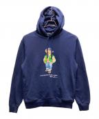 POLO RALPH LAURENポロ・ラルフローレン）の古着「ポロベアーパーカー」｜ネイビー