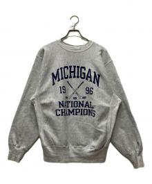 Champion（チャンピオン）の古着「90’s カレッジロゴスウェット」｜グレー