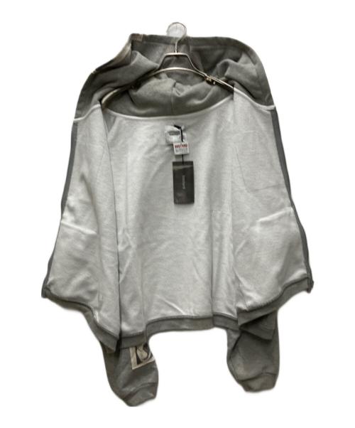 BASTARD（バスタード）BASTARD (バスタード) PUNK PRINT APPLIQUE HOODIE グレー サイズ:Ｓの古着・服飾アイテム