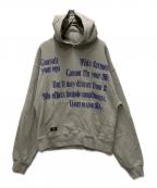 ANTIMIDアンチミッド）の古着「BIG LOGO HOODIE」｜グレー
