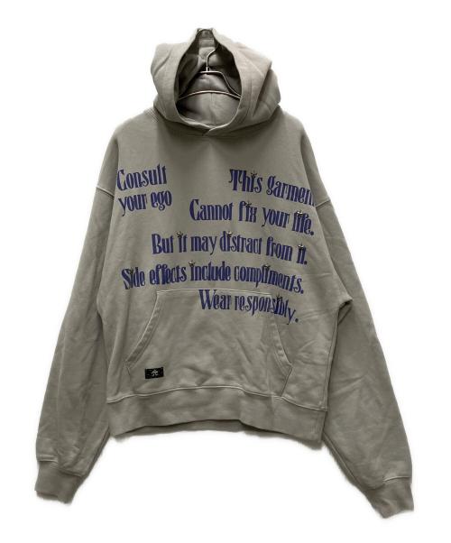 ANTIMID（アンチミッド）ANTIMID (アンチミッド) BIG LOGO HOODIE グレー サイズ:Mの古着・服飾アイテム