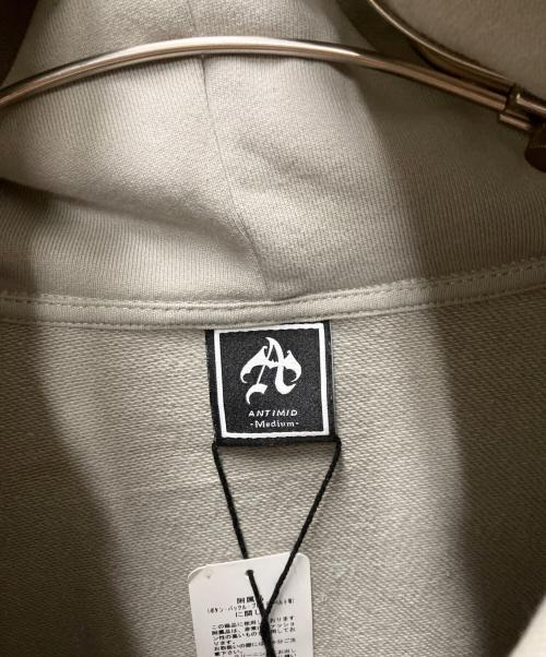 ANTIMID（アンチミッド）ANTIMID (アンチミッド) BIG LOGO HOODIE グレー サイズ:Mの古着・服飾アイテム