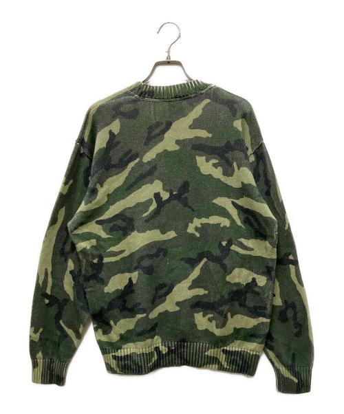 ANTIMID（アンチミッド）ANTIMID (アンチミッド) GRAPHIC KNIT グリーン サイズ:Mの古着・服飾アイテム