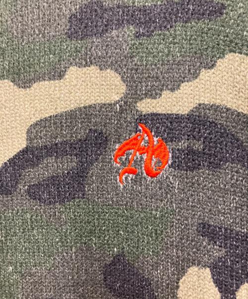 ANTIMID（アンチミッド）ANTIMID (アンチミッド) GRAPHIC KNIT グリーン サイズ:Mの古着・服飾アイテム