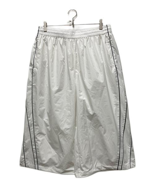 Jaded London（ジェイデッドロンドン）JADED LONDON (ジェイデッドロンドン) Arctic Vapor 3/4 Shorts ホワイト サイズ:Mの古着・服飾アイテム