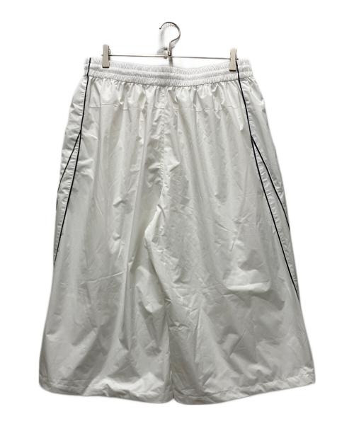 Jaded London（ジェイデッドロンドン）JADED LONDON (ジェイデッドロンドン) Arctic Vapor 3/4 Shorts ホワイト サイズ:Mの古着・服飾アイテム
